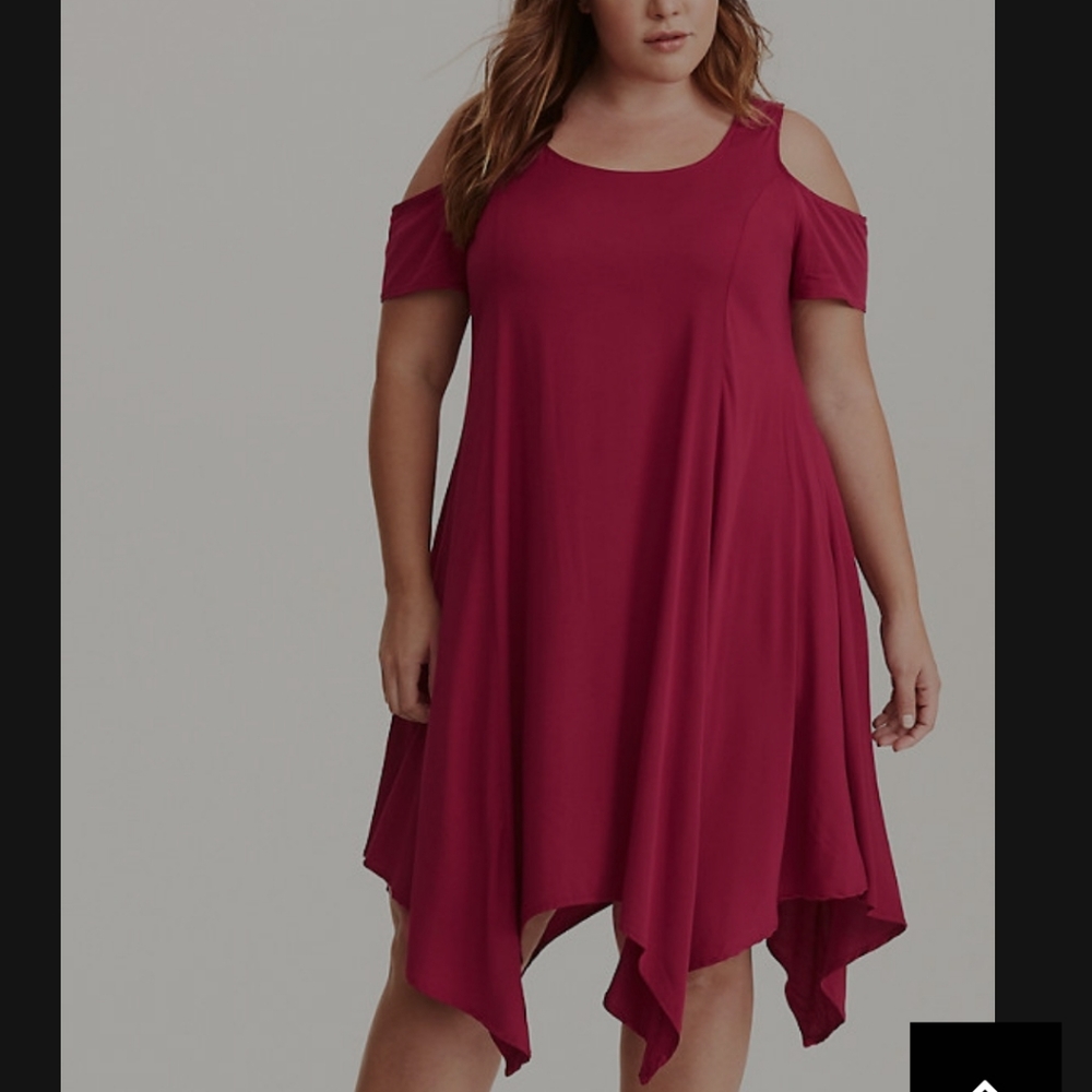 LOOKING FOR...torrid size 3/4 cold shoulder dress